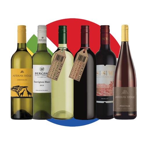 Experience South Africa Wine Case of 6 - Premium Quality
